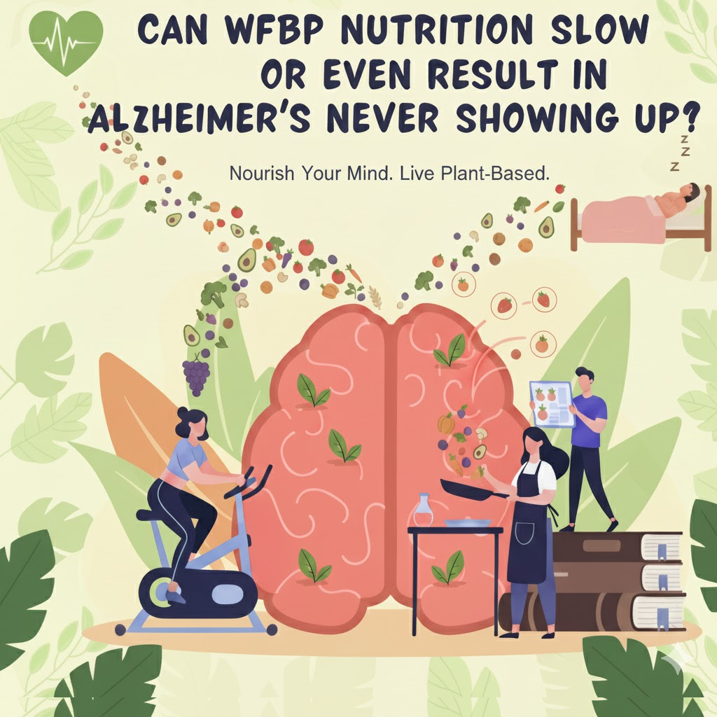 Can WFBP nutrition slow or even result in Alzheimer's never showing up? Nourish Your Mind. Live Plant-Based.